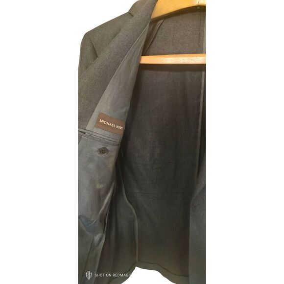 Micheal Kors Navy Light Weight Wool Causal Sport Jacket Size 42 Regular - Picture 9 of 12